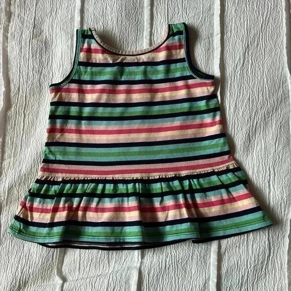 GAP - striped cotton sleeveless summer dress. Size 12 to 18 months - Picture 3 of 3